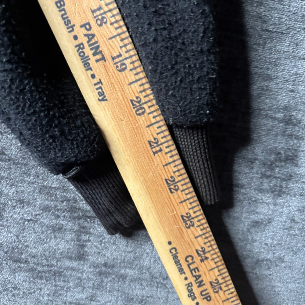 Vintage 90s Columbia Sportswear Fleece Jacket Mens M Black Blue Colorblock USA - Picture 11 of 11